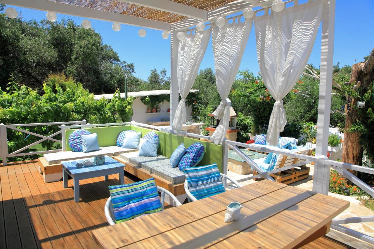 Blue Sky Cottage, Kanouli Beach Halikounas Eksteriør bilde